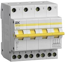 Переключатель фаз трехпозиционный IEK KARAT ВРТ-63 4п 32А тип AC фото Переключатель фаз трехпозиционный IEK KARAT ВРТ-63 4п 32А тип AC картинка